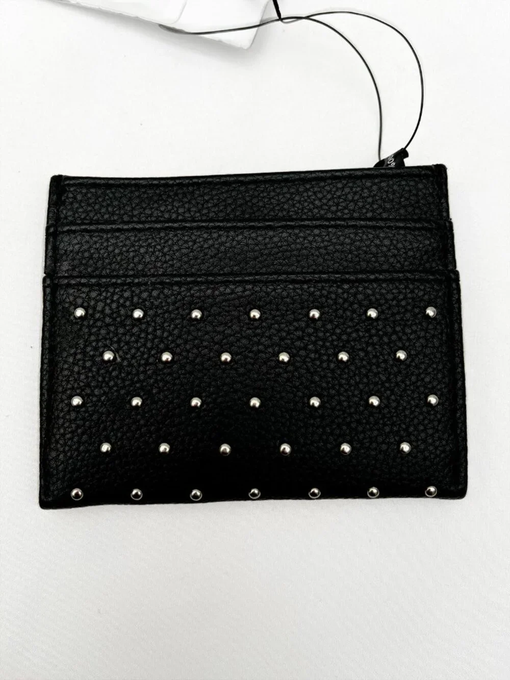 DKNY Jenny Studded Card Holder Black – Slim Wallet – New With Tags